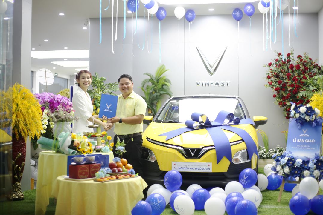 LỄ BÀN GIAO XE VINFAST VF5 PLUS CHO KHÁCH HÀNG NGUYỄN MAI TRƯỜNG AN